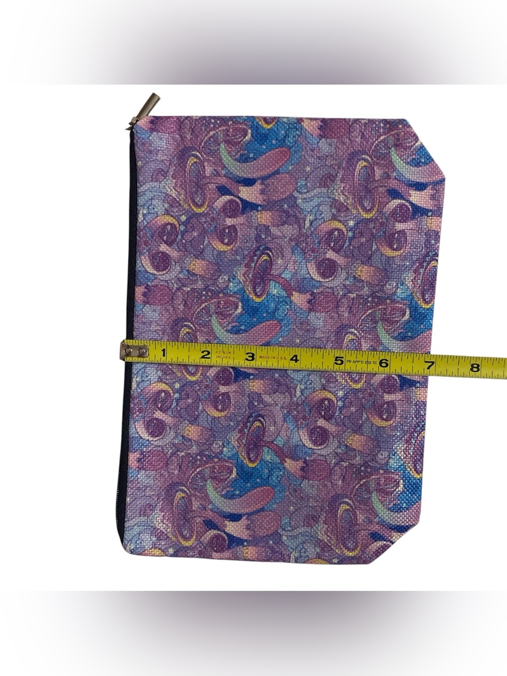Purple Mushrooms Design Cosmetic Bag - Picture 6 of 6